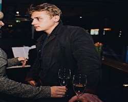 Ben Hardy (Actor) consuming alcohol